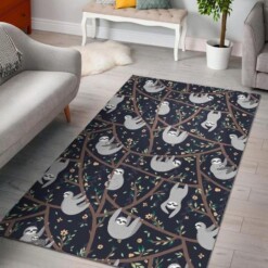 Cute Sloth Rectangle Limited Edition Rug