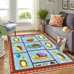 Cute Turtle Mk Carpet Area Rug