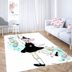 Cutest Character Cartoon Network Living Room Modern Carpet Rug