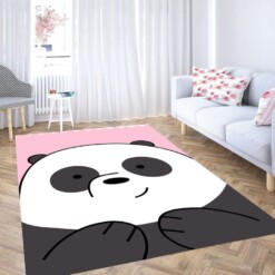 Cutest Panda We Bare Bears Living Room Modern Carpet Rug