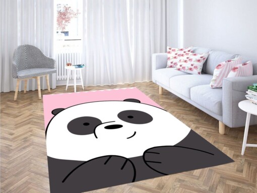 Cutest Panda We Bare Bears Living Room Modern Carpet Rug