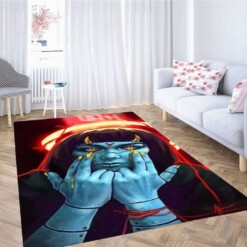Cyberpunk Art Angel Living Room Modern Carpet Rug