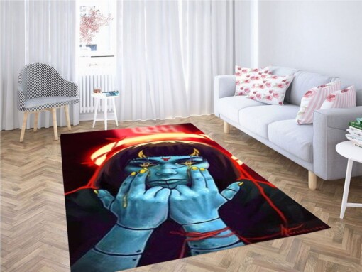 Cyberpunk Art Angel Living Room Modern Carpet Rug