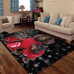 Dachshund Christmas Limited Edition Rug