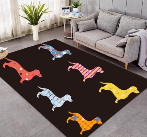 Dachshund Dog Living Room Limited Edition Rug