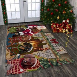 Dachshund Holiday Tails Rectangle Limited Edition Rug