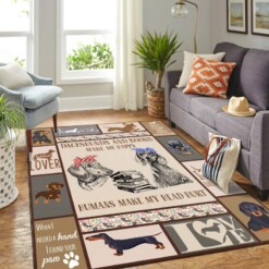 Dachshund Quilt Mk Carpet Area Rug