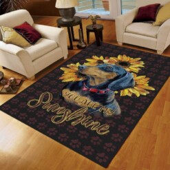 Dachshund Sunshine Stay Love Limited Edition Rug