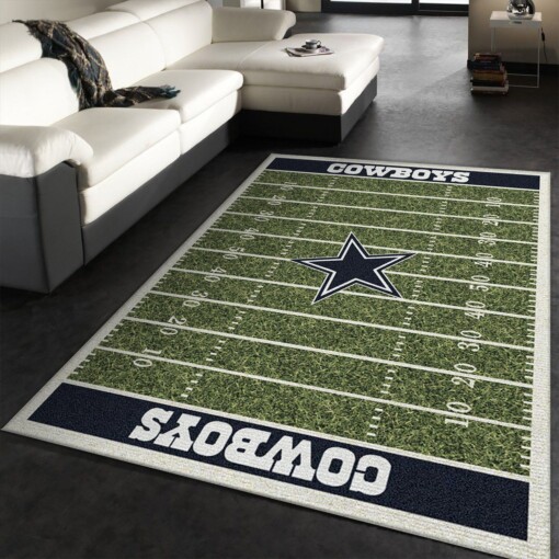 Dallas Cowboys NFL Football Rug  Custom Size And Printing