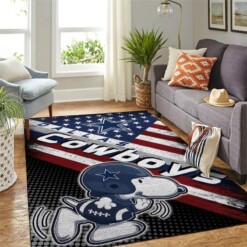 Dallas Cowboys Snoopy NFL Decorative Floor Rug