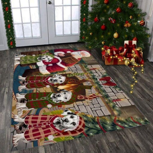 Dalmatian Holiday Tails Rectangle Limited Edition Rug