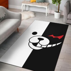 Danganronpa Monokuma Face Area Rug