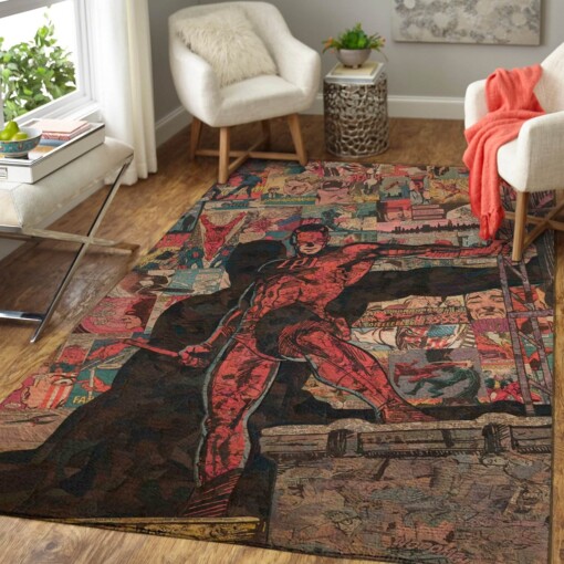 Daredevil Comic Area Limited Edition Rug