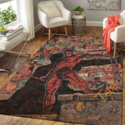 Daredevil Comic Area Rug