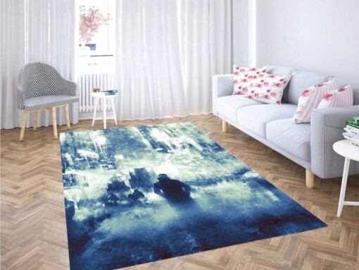 Dark Rain Blade Runner Carpet Rug