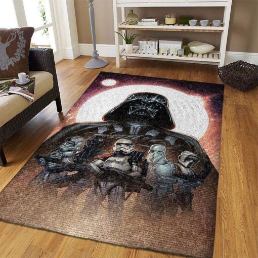 Darth Vader And Troopers Star Wars Rug  Custom Size And Printing