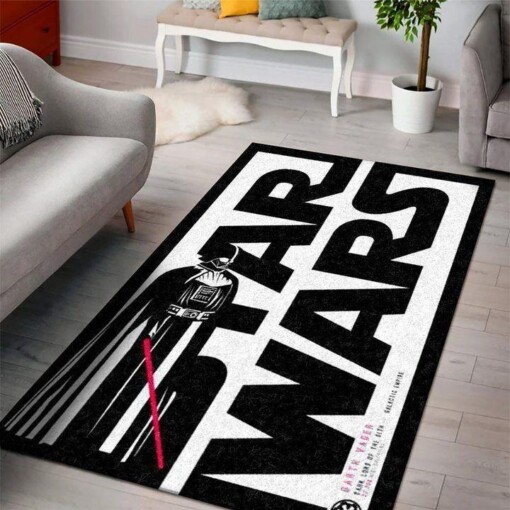 Darth Vader Lightsaber Star Wars SuperHeros Rug  Custom Size And Printing