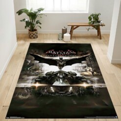 Dc Comics Arkham Knight Rug  Custom Size And Printing