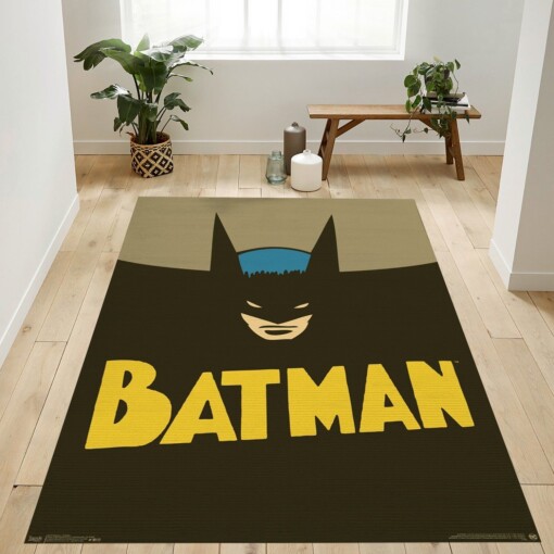 Dc Comics Batman Rug  Custom Size And Printing