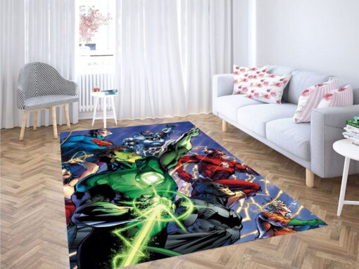 Dc Comics Character Living Room Modern Carpet Rug