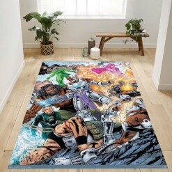 Dc Comics Cyborg Rug  Custom Size And Printing