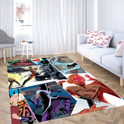 Dc Comics Style Living Room Modern Carpet Rug