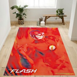 Dc Comics Tv The Flash Rug  Custom Size And Printing