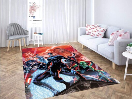 Dc Heroes Comic Character Carpet Rug