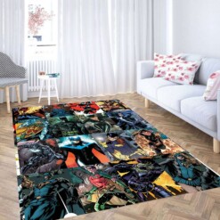 Dc Superhero Character Carpet Rug