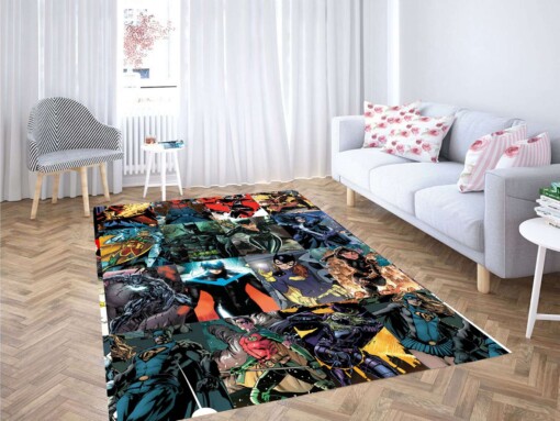 Dc Superhero Character Carpet Rug