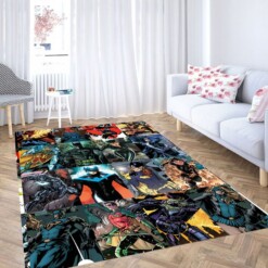 Dc Superhero Character Living Room Modern Carpet Rug