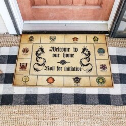 Dd Welcome To Our Home All Over Printing Doormat Area Rug