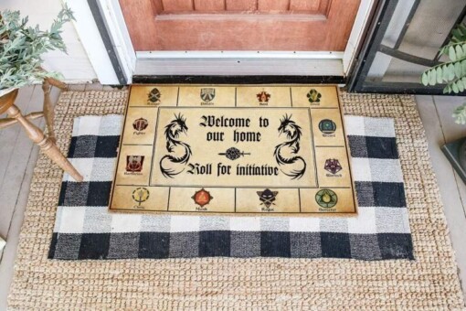 Dd Welcome To Our Home All Over Printing Doormat Area Rug