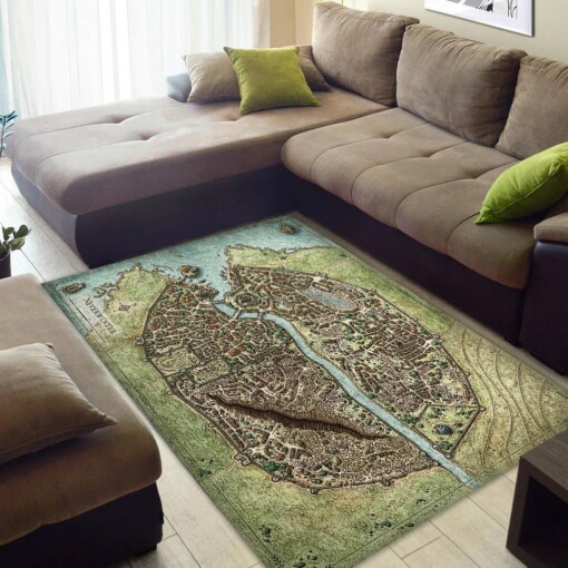 Dd1015 Dungeons  Dragons Neverwinter Map Area Limited Edition Rug
