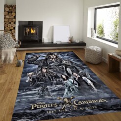 Dead Men Tell No Tales Characters Rug  Custom Size And Printing