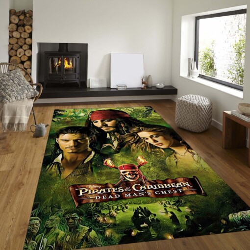 Dead Men Tell No Tales Rug  Custom Size And Printing