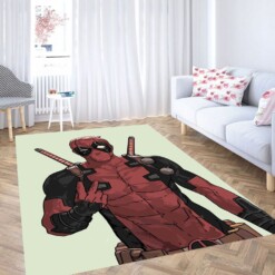 Deadpool Backgrounds Carpet Rug