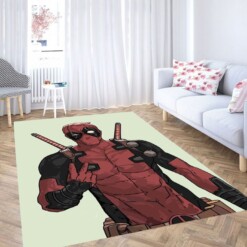 Deadpool Backgrounds Living Room Modern Carpet Rug