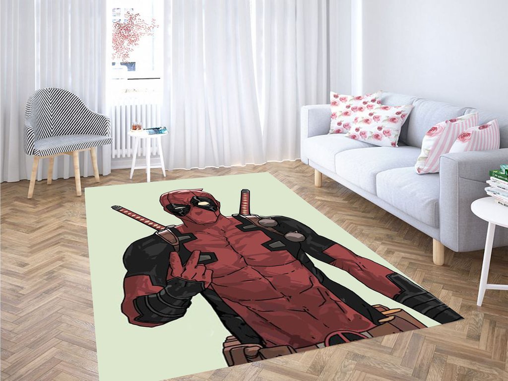 Deadpool Backgrounds Living Room Modern Carpet Rug