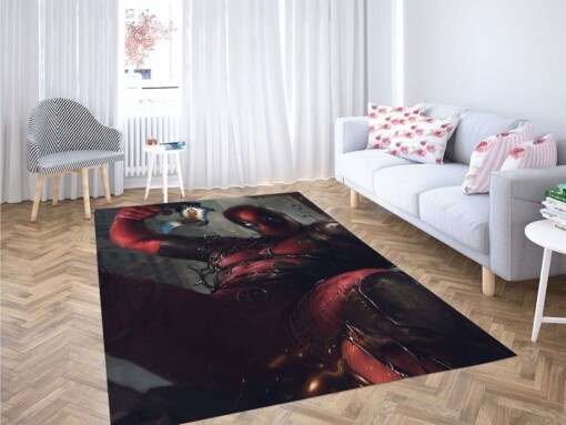 Deadpool Bang Living Room Modern Carpet Rug