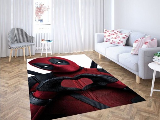 Deadpool Love Wallpaper Living Room Modern Carpet Rug
