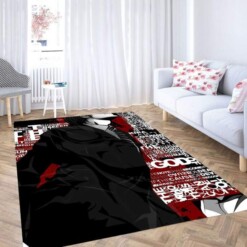 Death Note Typography Carpet Rug