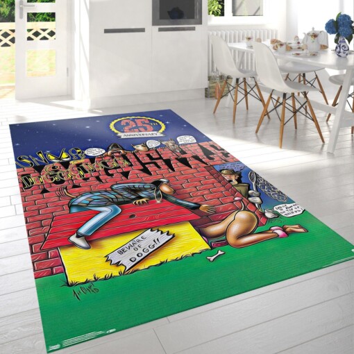 Death Row Records Rug  Custom Size And Printing