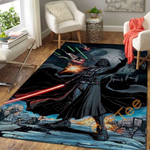 Death Star Darth Vader Area Rug