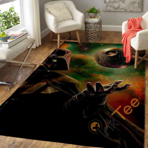 Death Star Darth Vader Area Rug