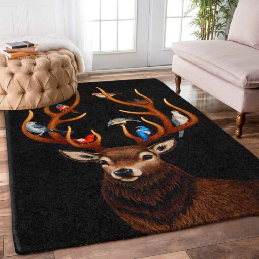 Deer And Bird Limited Edition Rug