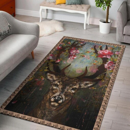 Deer Area Area Limited Edition Rug