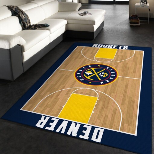 Denver Nuggets Rug  Custom Size And Printing