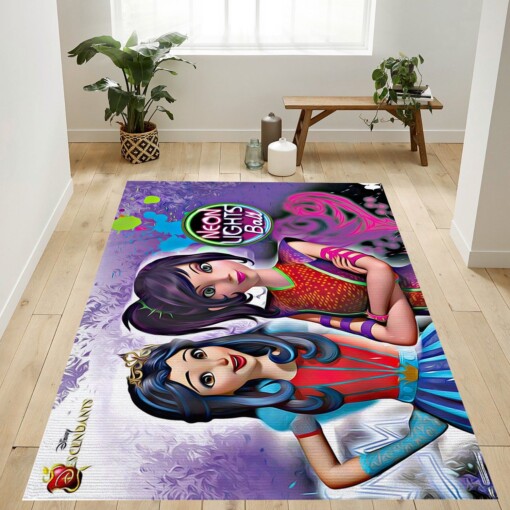 Descendants Dolls Rug  Custom Size And Printing