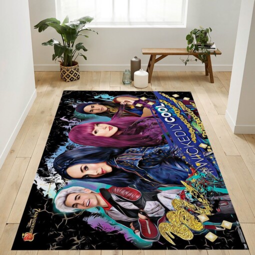 Descendants Rug  Custom Size And Printing